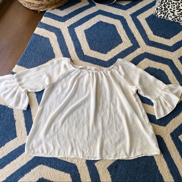 🐚 BIKBOK BOHO OPEN SHOULDER LOOSE FIT BLOUSE! - Picture 5 of 9